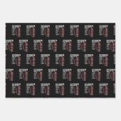 Überlebensregeln - Wilderness Quiz Geschenkpapier Set (Vorderseite)