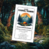 Überlebensschulungsgeschäft Visitenkarte