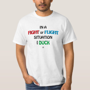 Überlebensstrategie-Witz (Kampf oder Flug) T-Shirt