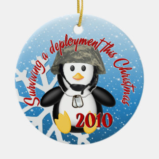 ÜberlebenStationierungpenguin-Verzierung 2010 Keramikornament
