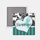 ÜBERLEBENSZEICHEN MAGNET (Vorderseite/Rückseite)