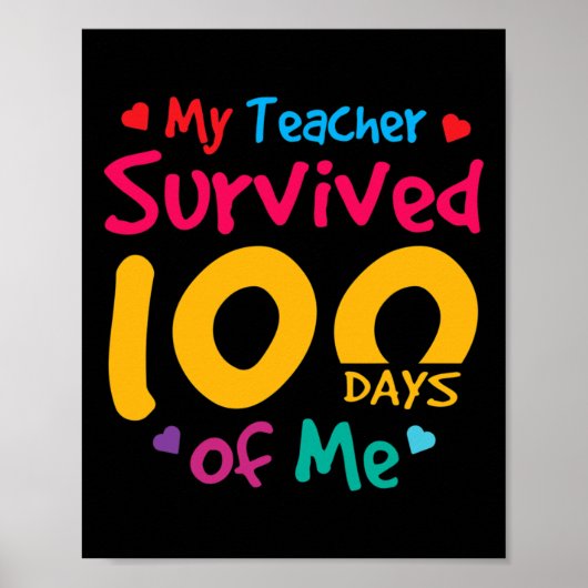 Überlebt 100 Tage von mir Poster (Vorne)