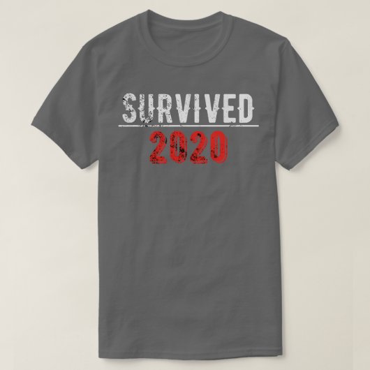 Überlebt 2020 T-Shirt (Design vorne)