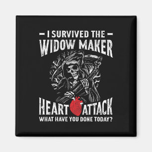 Überlebt die Widow Maker Herzinfarkt Herzkrankheit Magnet