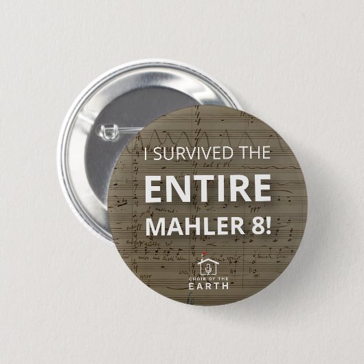 Überlebt Gesamt Mahler 8 Button (Vorne & Hinten)