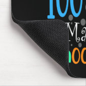 Überlebte 100 maskierte Schultage 2021 Lehrerstuhl Mousepad (Ecke)