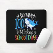 Überlebte 100 maskierte Schultage 2021 Lehrerstuhl Mousepad (Mit Mouse)