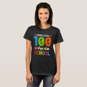 Überlebte 100 Tage Schulkhalbleistift K T-Shirt (Vorne ganz)