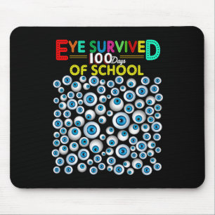 Überlebte 100 Tage Schullehrer Kinder Schüler Mousepad