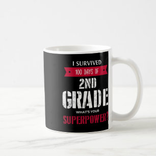 Überlebte 100 Tage Superkraft der zweiten Stufe Kaffeetasse