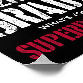 Überlebte 100 Tage Superkraft der zweiten Stufe Poster (Ecke)