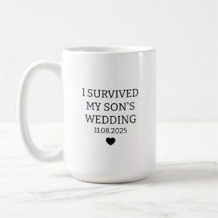 Überlebte das Geschenk meines Sohnes für die Hochz Kaffeetasse