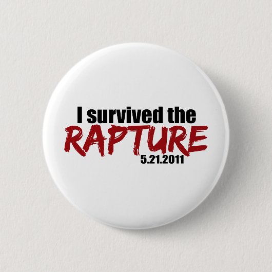 Überlebte die Begeisterung Button (Vorderseite)