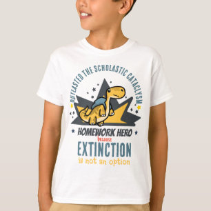 Überlebte die scholastische Katastrophe: Homework- T-Shirt