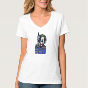 Überlebte ein Clown-Halbgesicht-Shirt T-Shirt