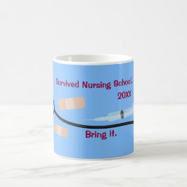 Überlebte Krankenpflege-Schule Kaffeetasse
