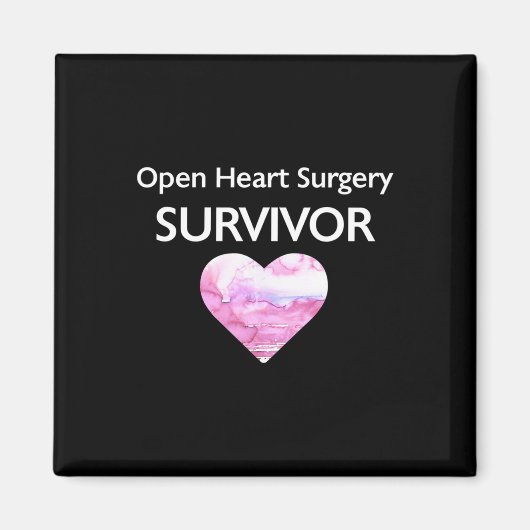 Überlebte Operation des offenen Herzens Magnet (Vorne)