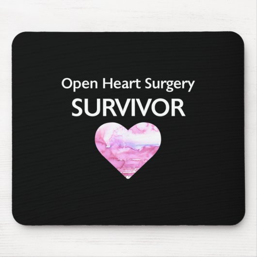 Überlebte Operation des offenen Herzens Mousepad (Vorne)
