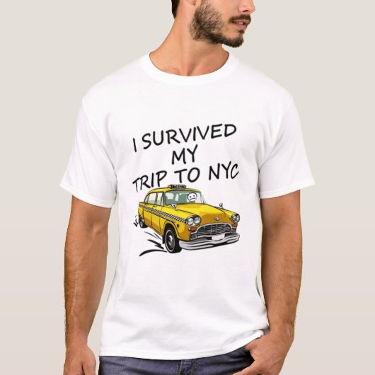 Überlebte Reise NYC Funny T - Shirt (Vorderseite)