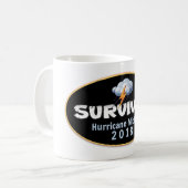 Überlebter Hurrikan Michael Kaffeetasse (Vorderseite Links)