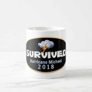 Überlebter Hurrikan Michael Kaffeetasse