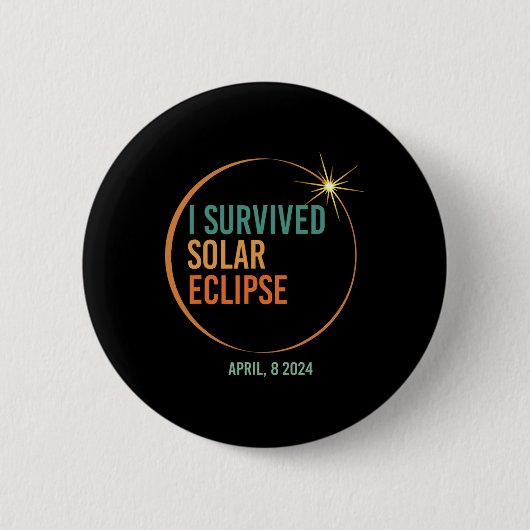 Überlebtes Sonnenbad 8. April 2024 Sonnentlichkeit Button (Vorderseite)