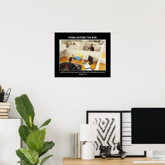 überlegen poster (Heimbüro)