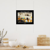 überlegen poster (Küche)