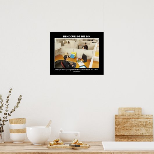 überlegen poster (Küche)