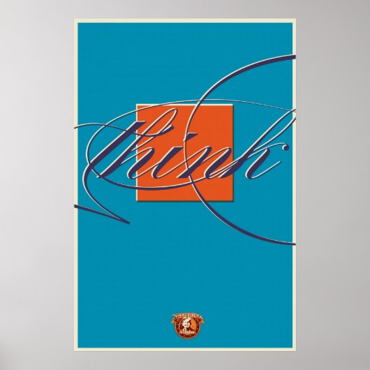 Überlegen Sie außerhalb der Box - Drucken Poster (Vorne)