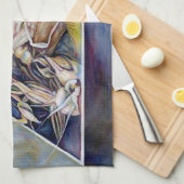 Überlegen Sie außerhalb der Box Küchentuch (Viertel Falte)