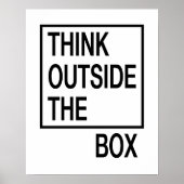 Überlegen Sie sich außerhalb der Box Creative Offi Poster (Vorne)