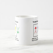 Überlegen Sie sich außerhalb der Box Kaffeetasse (Mittel)