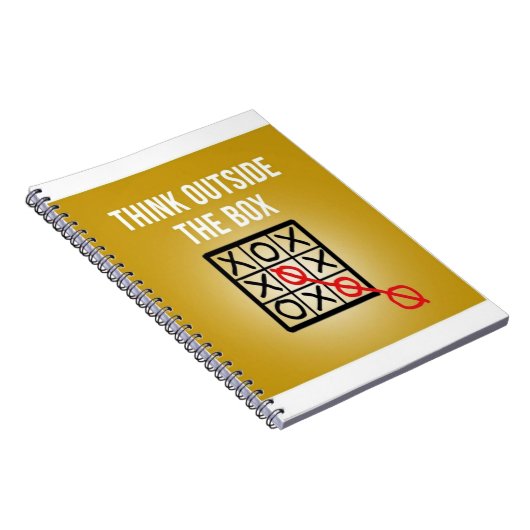 Überlegen Sie sich außerhalb der Box Notizblock (Rechte Seite)