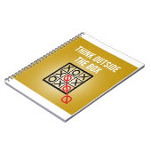 Überlegen Sie sich außerhalb der Box Notizblock (Linke Seite)