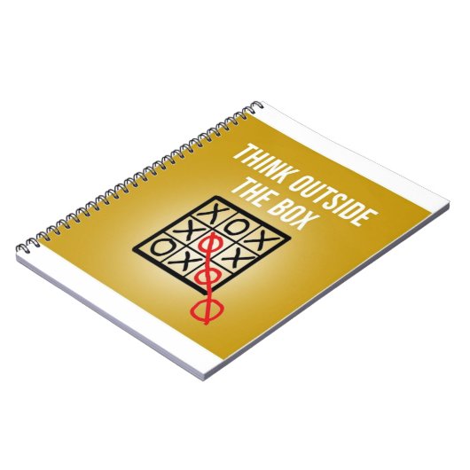 Überlegen Sie sich außerhalb der Box Notizblock (Linke Seite)