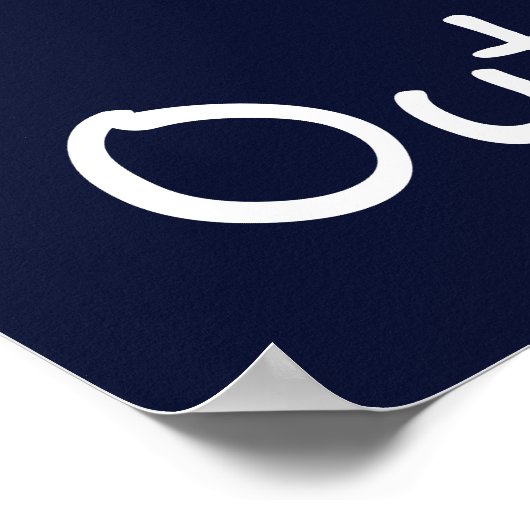 Überlegen Sie sich außerhalb der Box Poster (Ecke)