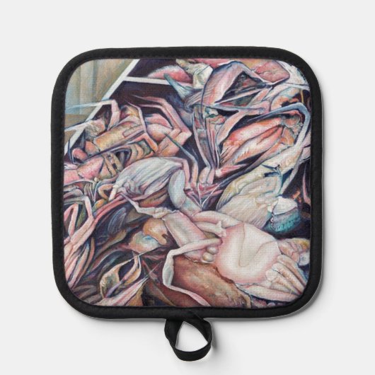 Überlegen Sie sich außerhalb der Box Topflappen (Vorderseite)