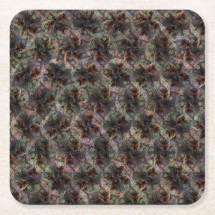 Überlegungen im Burrow: Die Symmetrie von Frauen Rechteckiger Pappuntersetzer