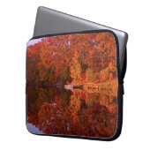 Überlegungen im Herbst Laptopschutzhülle (Vorderseite Links)