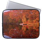 Überlegungen im Herbst Laptopschutzhülle (Vorderseite)