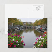 Überlegungen zu Amsterdam - Postkarte (Vorne/Hinten)