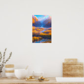 Überlegungen zu den Bergen Poster (Küche)