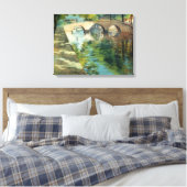 Überlegungen zu den Gewässern eines Kanals Leinwanddruck (Insitu (Schlafzimmer))