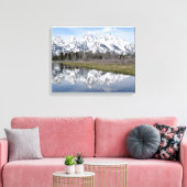 Überlegungen zu den großen Tetons Leinwanddruck (Insitu (Wohnzimmer))