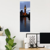 Überlegungen zu den Themsen - Elisabeth Tower - Lo Poster (Heimbüro)