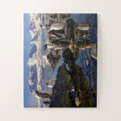 Überlegungen zu Gentoo Penguins in der Antarktis Puzzle (Vertikal)