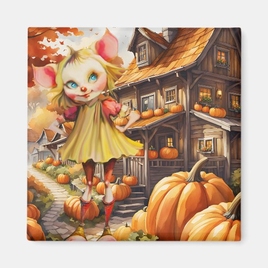 Überlegungen zu Halloween-Kostümen Magnet (Vorne)