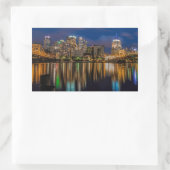 Überlegungen zu Pittsburgh Rechteckiger Aufkleber (Tasche)