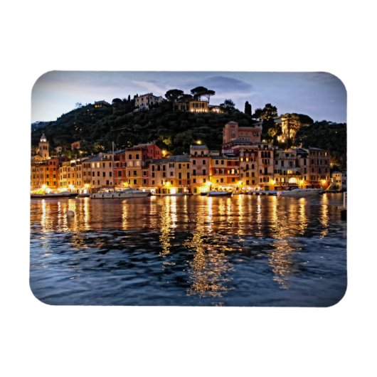 Überlegungen zu Portofino, Italien - Magnet Italie (Horizontal)